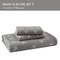Edge Collections - Gray - Keystone 3 PCS Full/Queen Coverlet Set